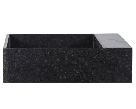 Lavello monovasca in granito nero "Grand Chef / Atelier"