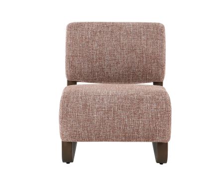 Poltrona dal design retrò "Luno" con struttura in metallo color bronzo