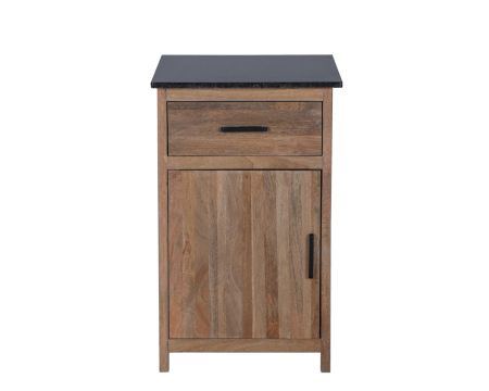 Cucina in legno massiccio "Grand Chef" a 1 anta e 1 cassetto