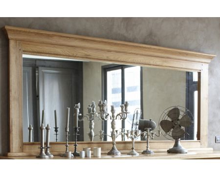 Specchio da tavolo in rovere massiccio "Amélie