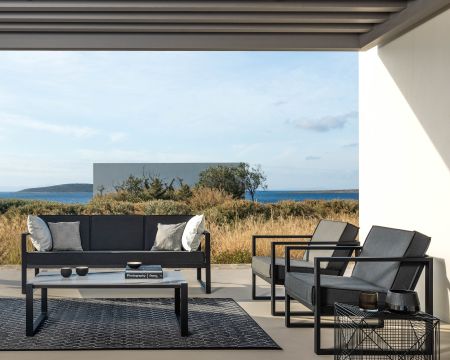 Set di mobili da giardino 3 pezzi 1 divano e 2 poltrone "Bantayan Island
