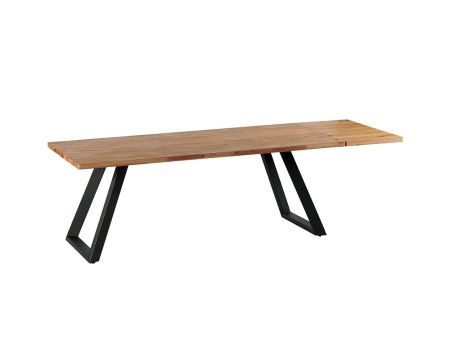 Prolunga "Kent" per tavolo da pranzo, finitura miele