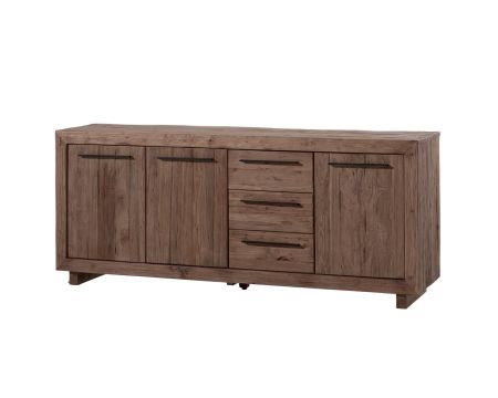 Credenza a 3 cassetti e 3 ante in teak massiccio "Oregon" Casita