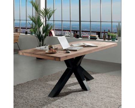 Prolunga in rovere massiccio "Smokey" da 50 cm