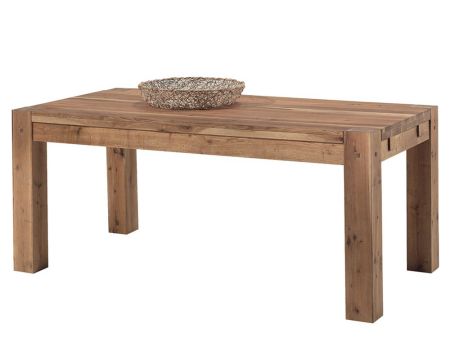 Tavolo da pranzo rettangolare in rovere massiccio "Lodge Casita" 180 cm