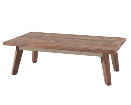Tavolino in legno di barca riciclato "Sunboat" 135 cm