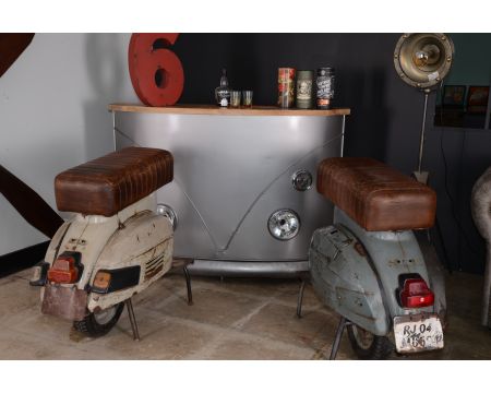 Sgabello Vespa "Route 66