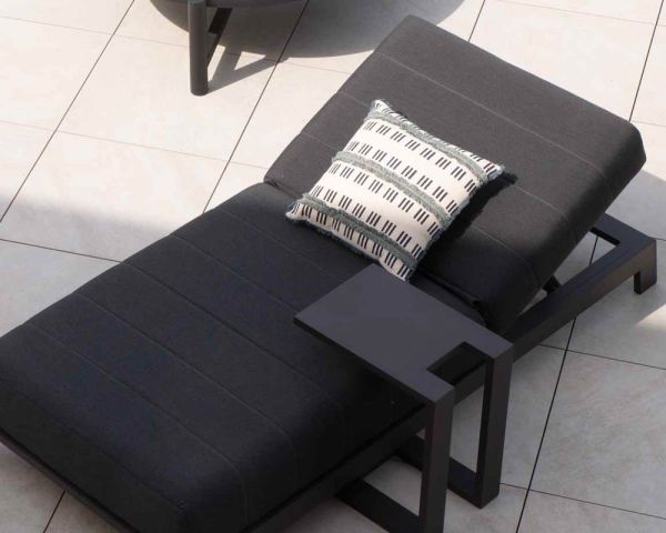 Cuscino quadrato in cotone e lino stampato "estero" 45x45cm