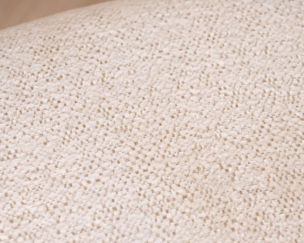 Set di 2 sedie di design "Amarello" in tessuto bouclé bianco