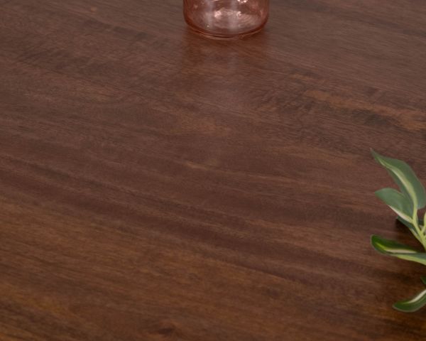 Tavolo da pranzo allungabile da 190-250 cm in mango scuro con gambe a stella Sheffield
