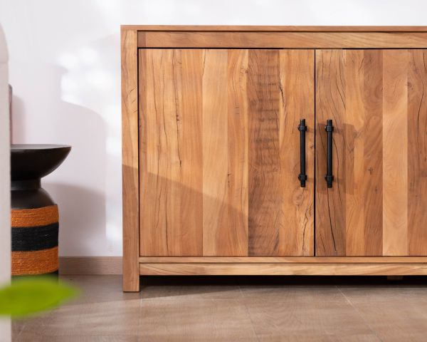 Credenza in stile casa di campagna da 170 cm in legno riciclato "Mokal"