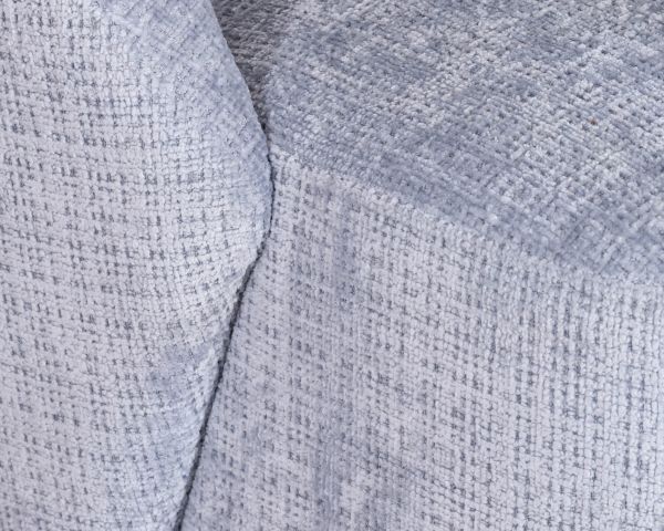 Poltrona girevole dal design elegante in tessuto "Marylin" blu ghiaccio