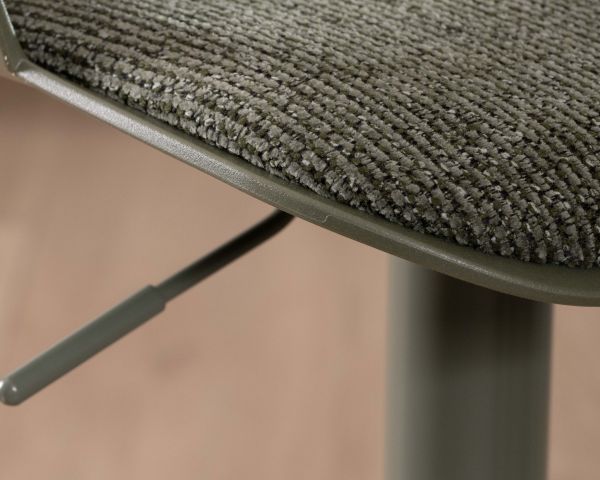 Sgabello da bar regolabile in altezza "Oja" in verde salvia - design elegante e contemporaneo