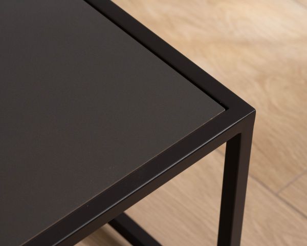 Tavolino quadrato da esterno "Sunset Bay" con piano in ceramica