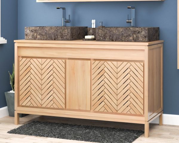 Mobiletto in teak "Napu" 140 cm