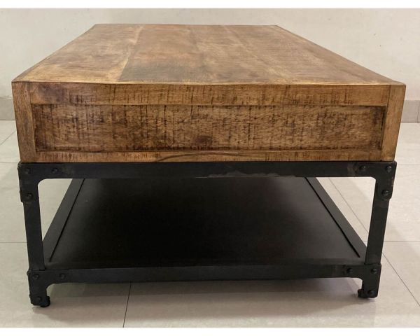 Tavolino a 4 cassetti "Emil" in mango massiccio