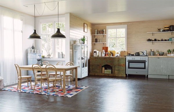 Cucina in stile country chic